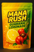 Mana Rush Guarana Lemon – Natural Energy Powder