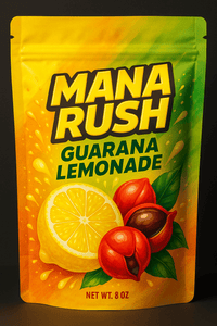 Mana Rush Guarana Lemon – Natural Energy Powder