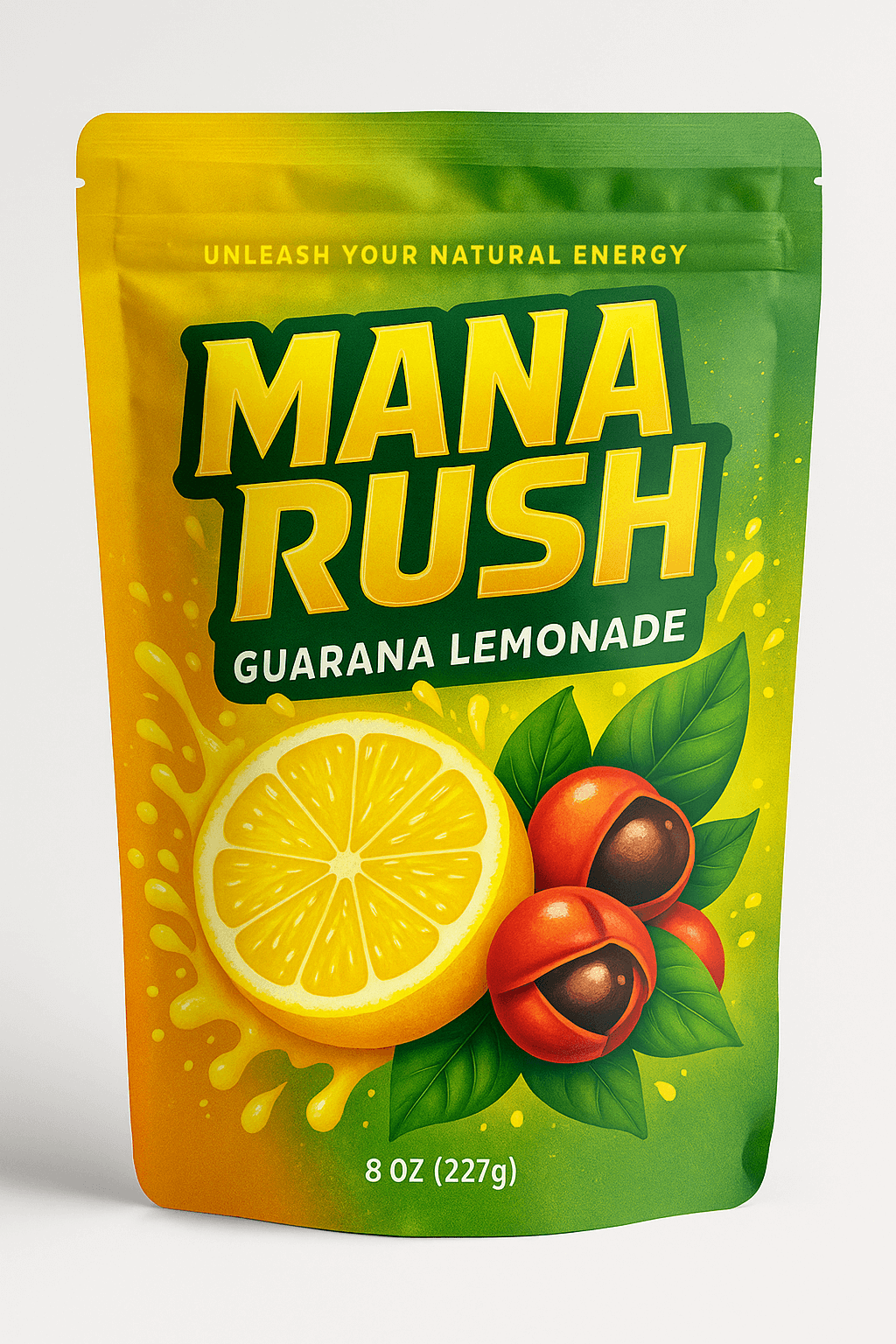 Mana Rush Guarana – Natural Energy Powder Drinks in 8 FlavorsClean guarana energy powder—~200 mg natural caffeine per scoop. Core flavors: Lemon, Lilikoi, Lime, Lemongrass, Raspberry. No crash, vegan.